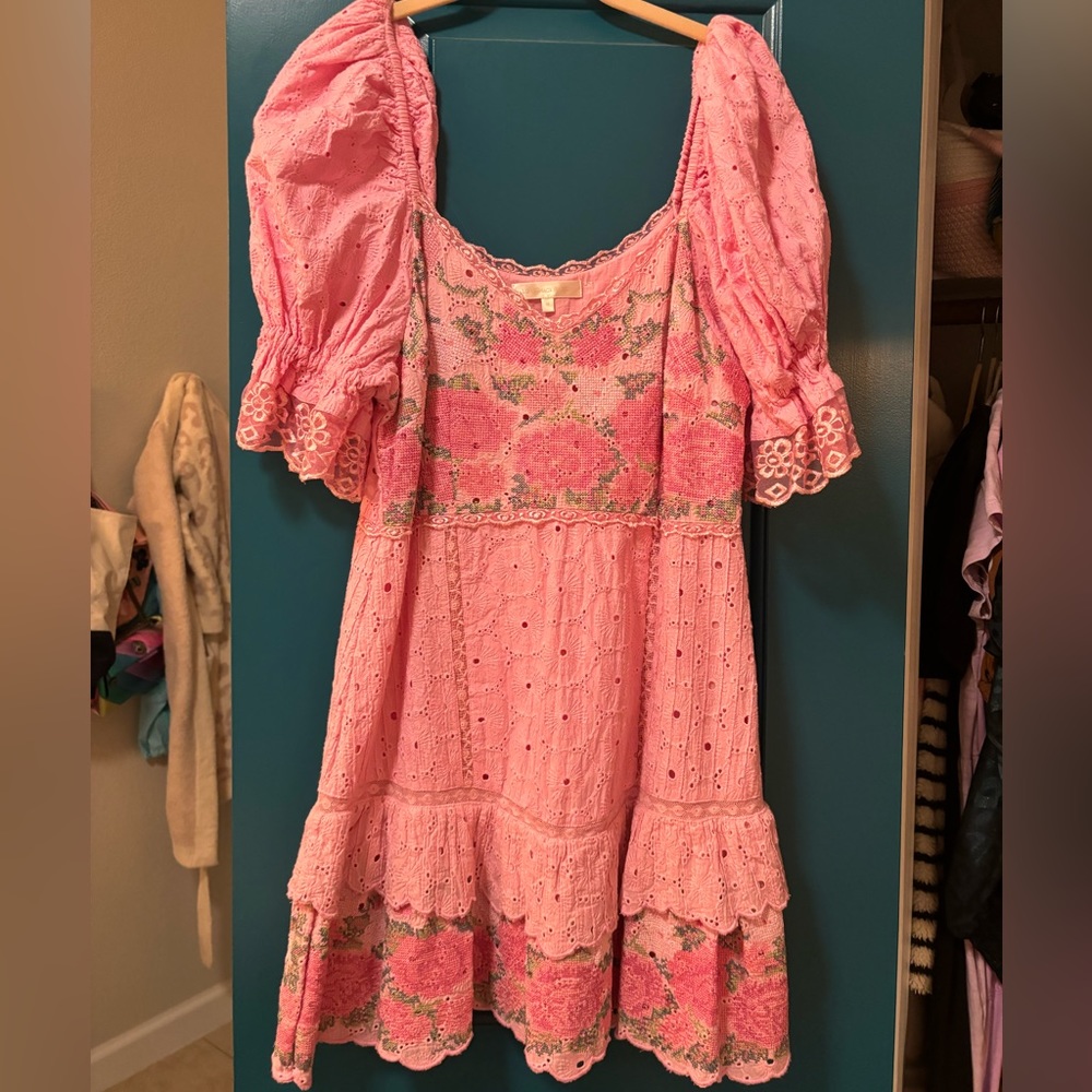 Loveshackfancy Thressey mini dress